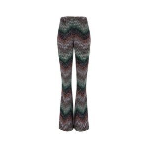 Missoni Women Embroidered Viscose Blend Flared Pant